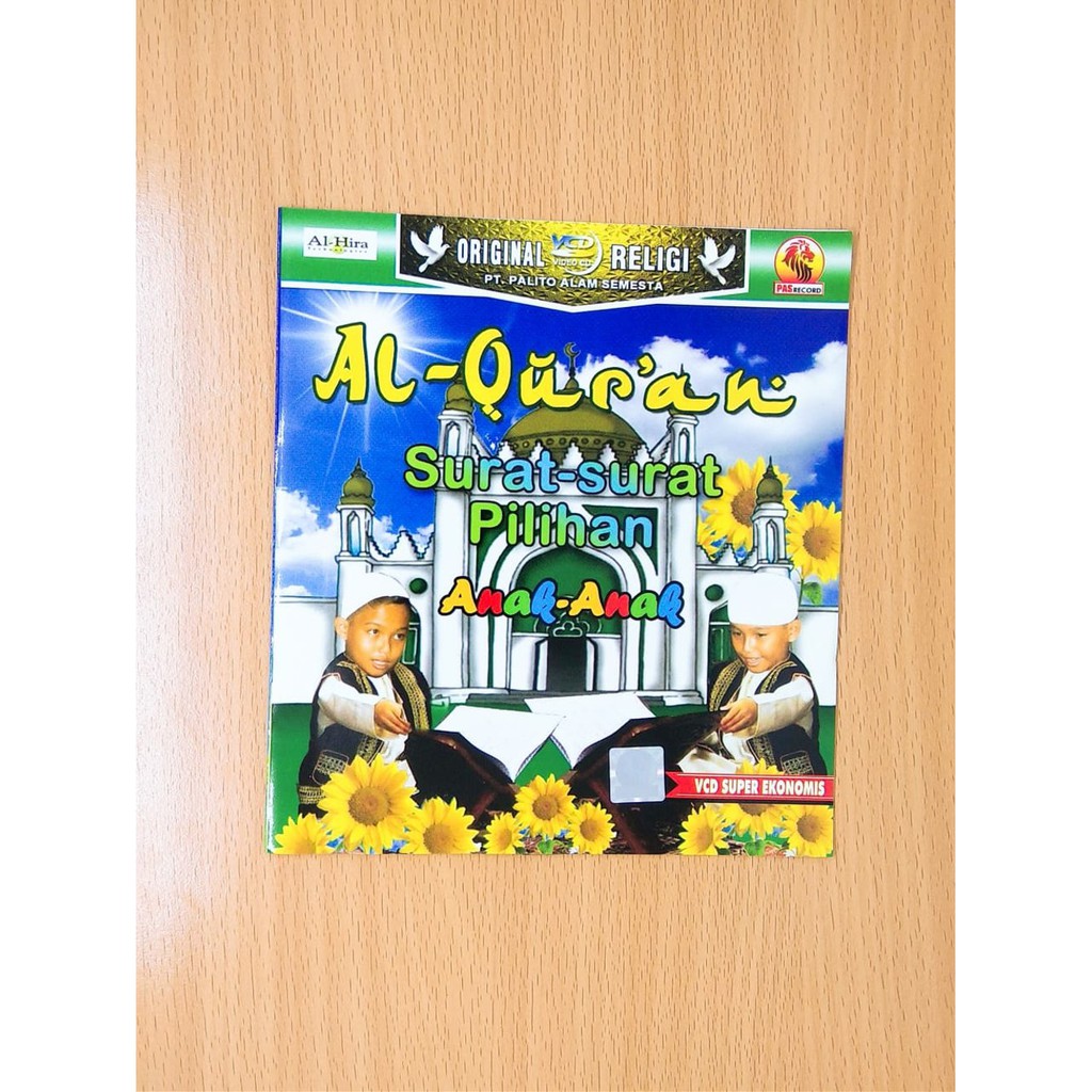 kaset VCD original RELIGI  AL QUR AN SURAT SURAT PILIHAN ANAK ANAK