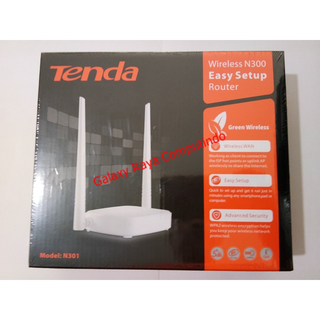Tenda N301 Wireless N300 Easy Setup Router