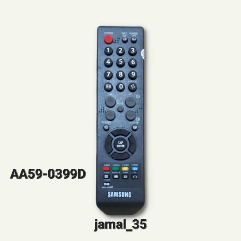 REMOT TV SAMSUNG TABUNG SLIM FLAT AA59-00399D