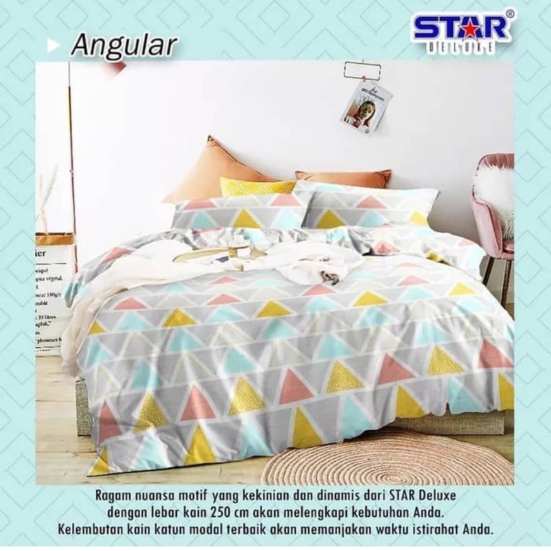 SPREI BEDCOVER KATUN STAR ANGULAR