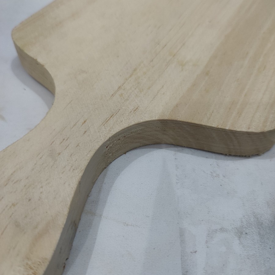 Talenan Cutting Board Kayu gagang medium bisa untuk foto makanan DRAMASHOP