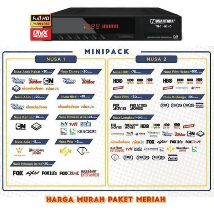 Receiver Transvision Nusantara Hd