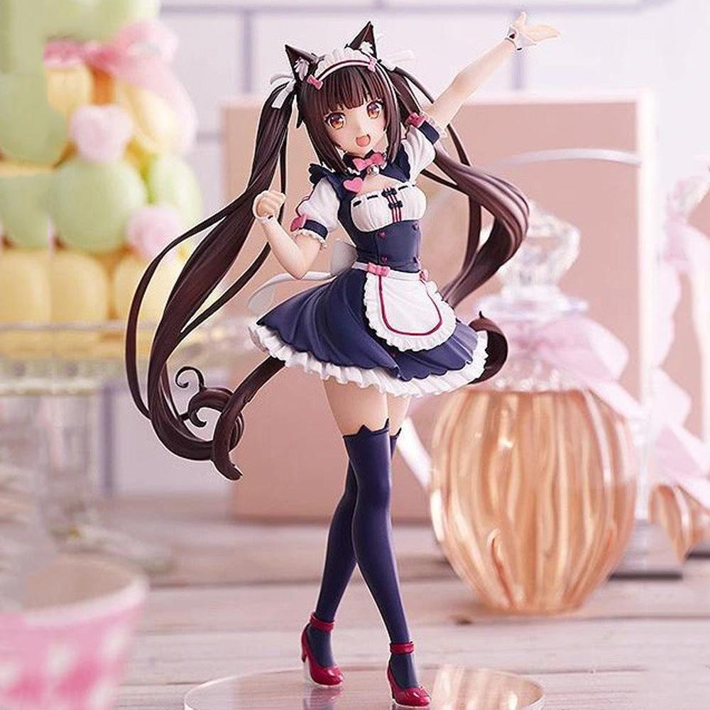 2022 Mainan Action Figure Anime NEKOPARA Jepang Bahan PVC Untuk Hadiah Anak