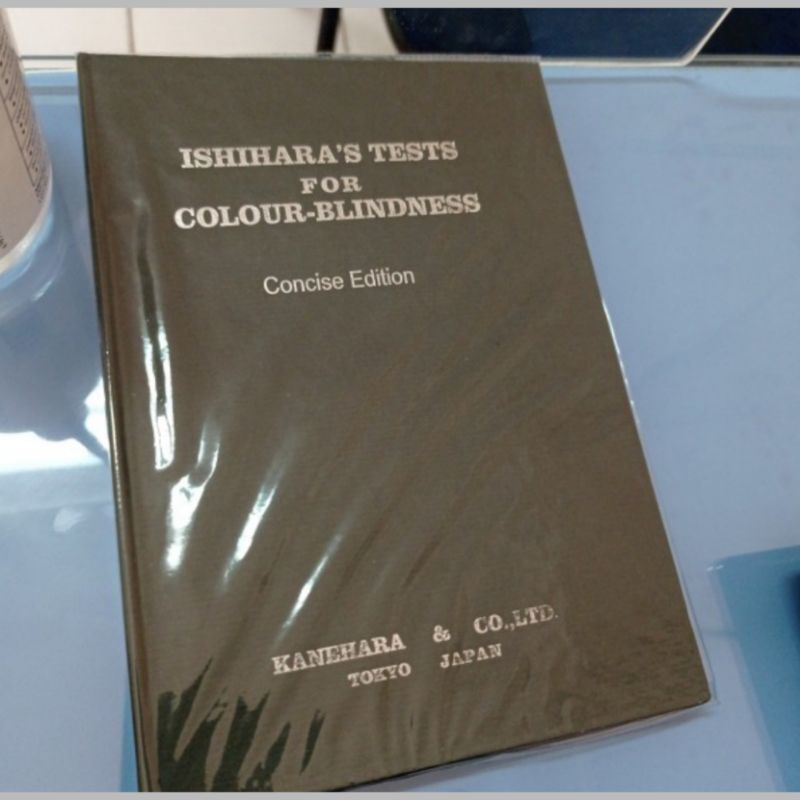 Buku Tes Buta Warna Ishihara 14 Plate Original / Buku Ishihara 14 Plate