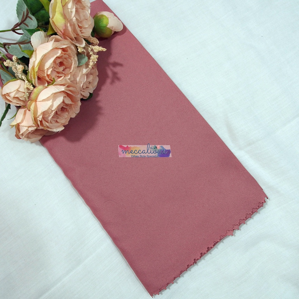 Jilbab Segi Empat Azara Voal Syari 130 x 130 Oskara  Miracle Jumbo Laser Cut-Redwood