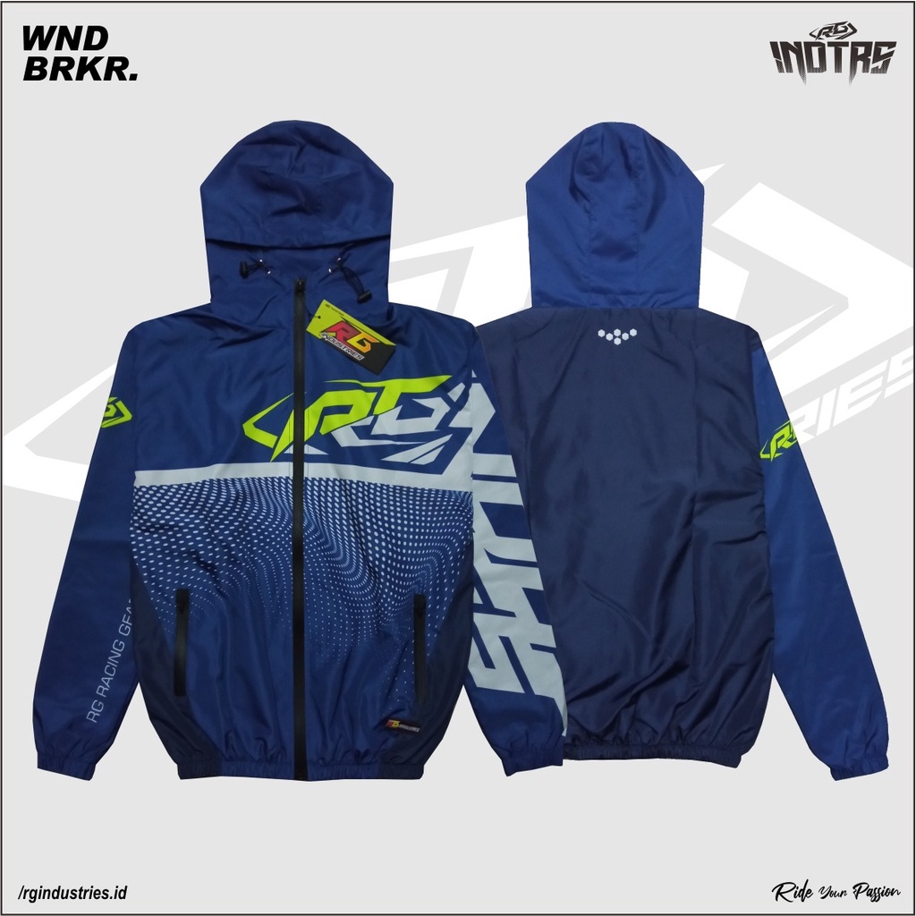 Jacket Running Printing jaket windbreaker waterproof RG INDUSTRIES CODE RG15J08