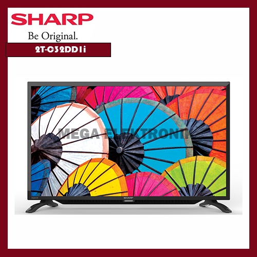 Sharp 2T-C32DD1i LED TV 32 Inch TV Digital HDMI USB Movie - KHUSUS JABODETABEK