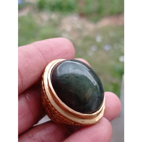 natural akik pandan lumut