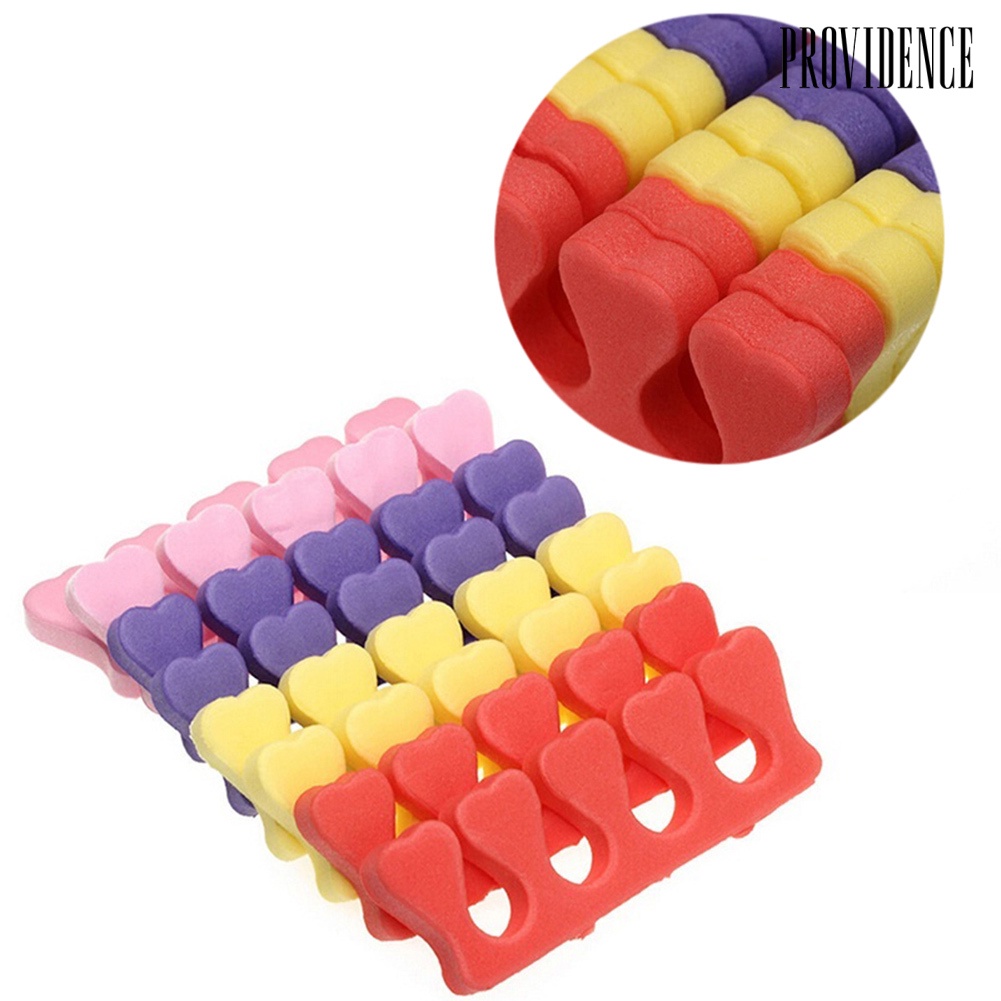 Providence 10/20Pcs Soft Sponge Nail Art Finger Toe Separator Salon Home Pedicure Tool