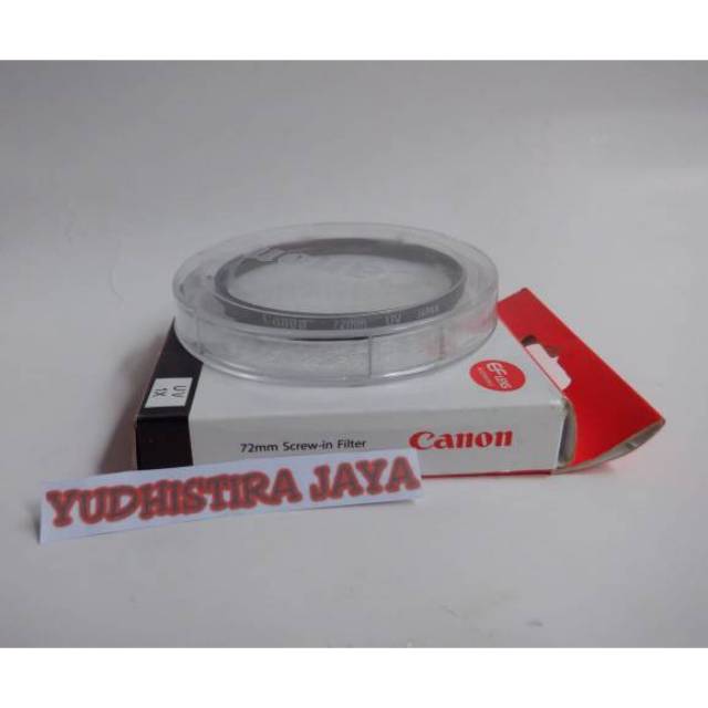 Filter UV Canon 72mm Protector Lensa