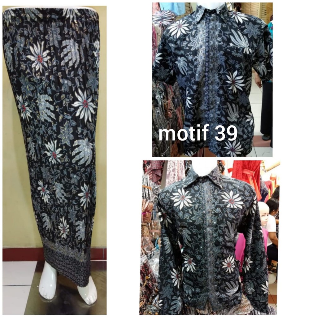 Rok  Mermaid Rok Duyung batik dan hem panjang pria modis