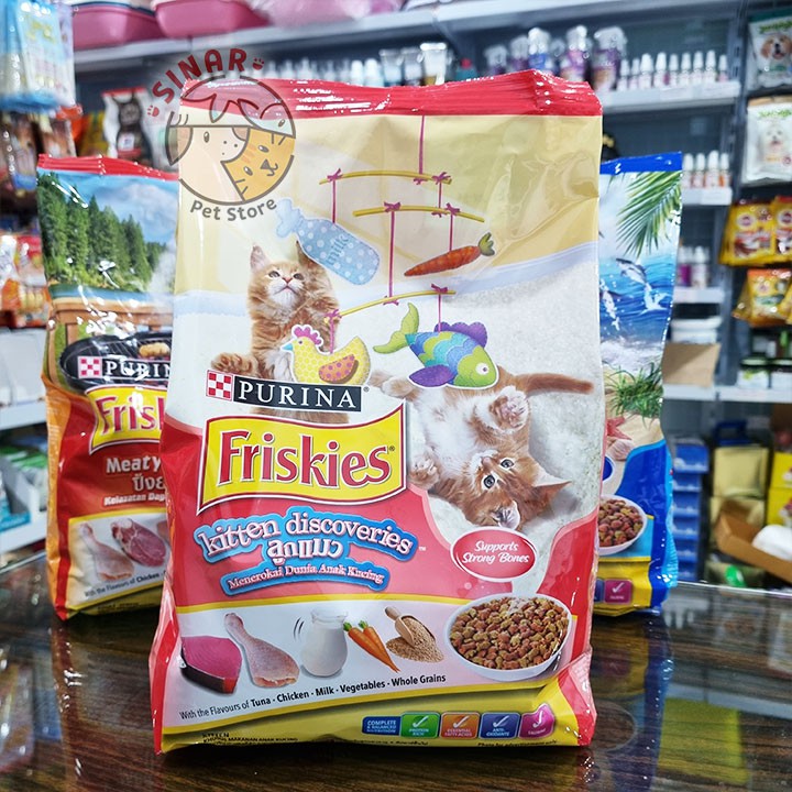 Friskies Kitten Discoveries 1.1KG - Makanan Kering/Pelet Kucing