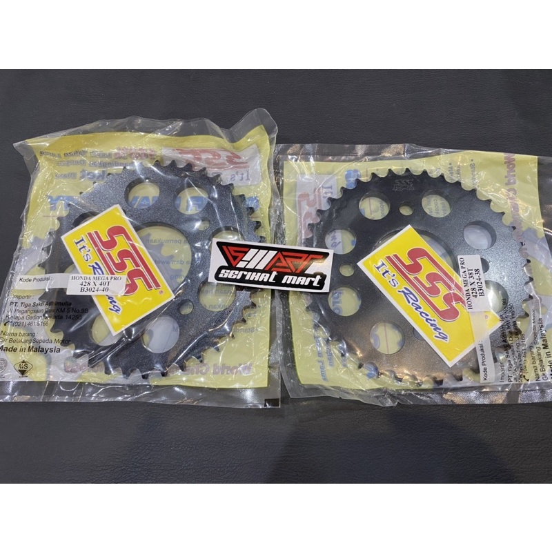 GIR SSS CB 150 R 428X36/37/38/39/40/41/42/43/44/45/46 / GEAR SSS CB 150 R HITAM