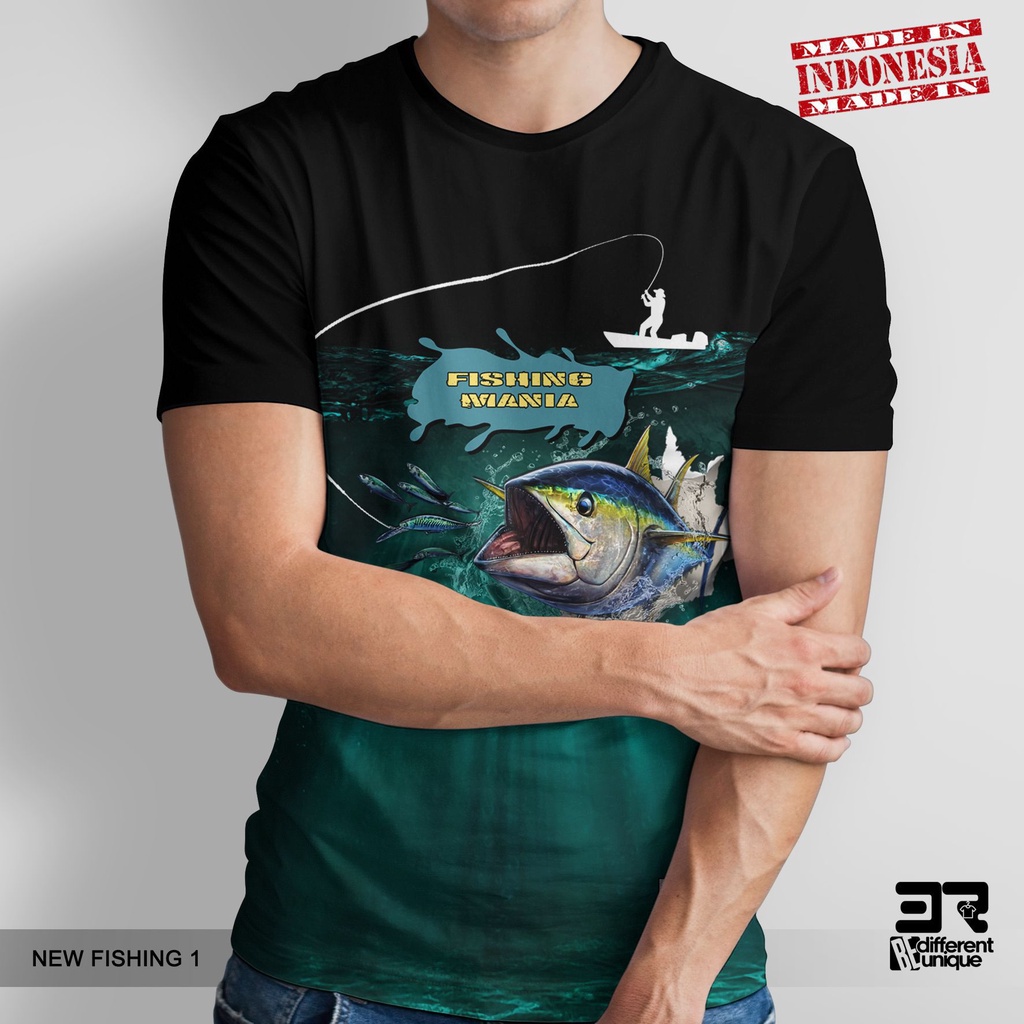 [ COD ] KAOS PRINTING GAMBAR MANCING FISHING NEW 1 - BAJU HOBI MANCING MANIA STRIKE DISTRO ORIGINAL 