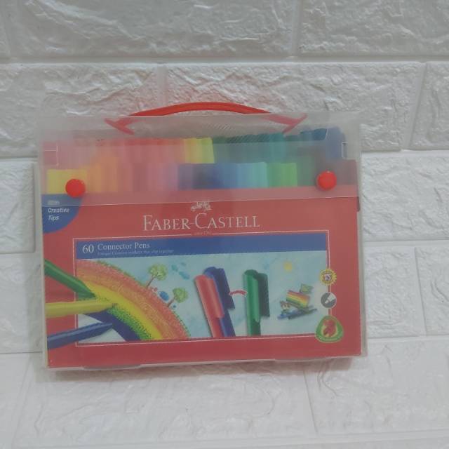 

Spidol Connector pens faber castel 60 warna