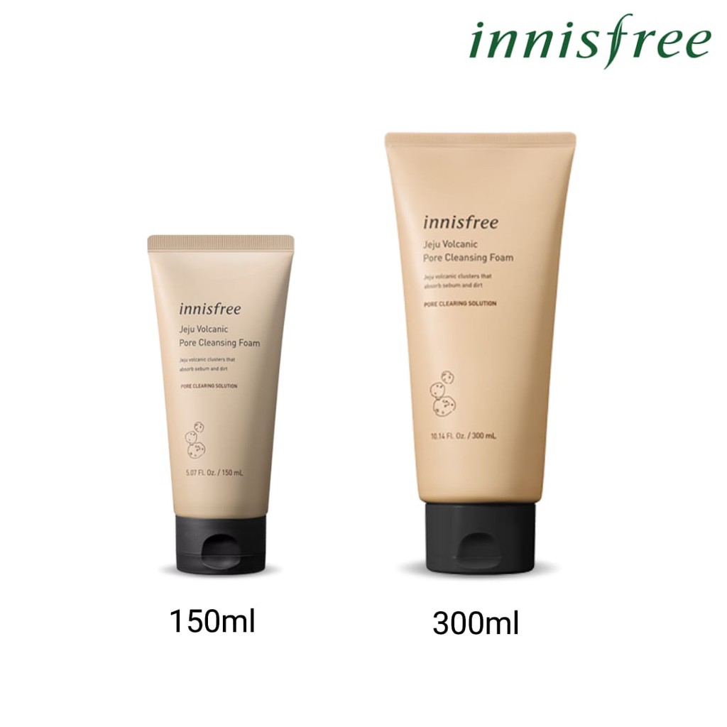 innisfree jeju volcanic pore cleansing foam 300ml