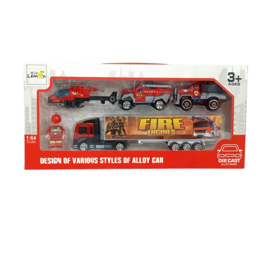 Mainan Anak Diecast Police Set - Diecast Set Polisi