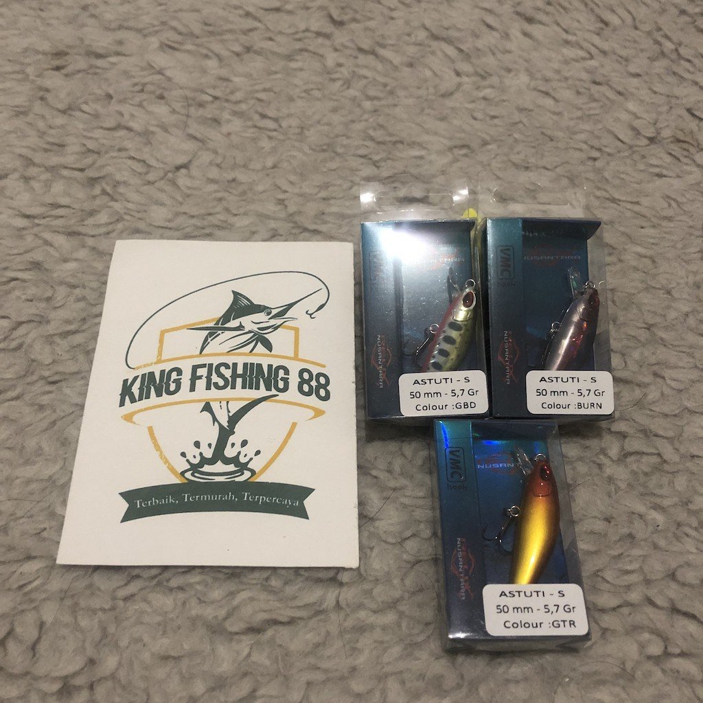 Lure Umpan Pancing Minnow RELIX NUSANTARA Astuti-S 5.7gr Minow