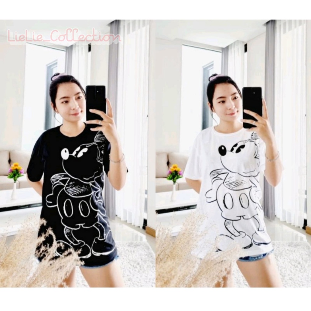 KAOS WANITA IMPORT MURAH / KAOS MICKEY / SIZE ALL SIZE