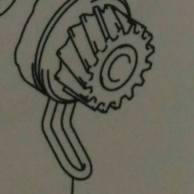 Gear Engkol Suzuki Spin Ori