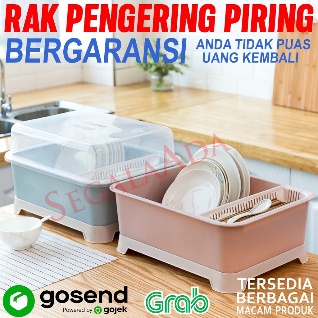 Rak piring plastik pengering alat dapur | Shopee Indonesia