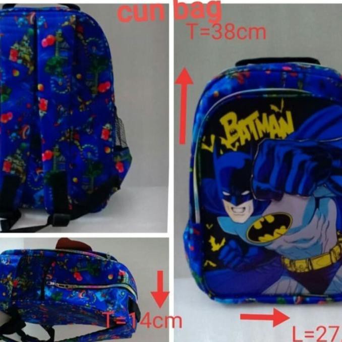 Tas Ransel Anak Tas Sekolah Anak Terbaru Tas Spiderman Batman Murah Asli Ori Original terbaru