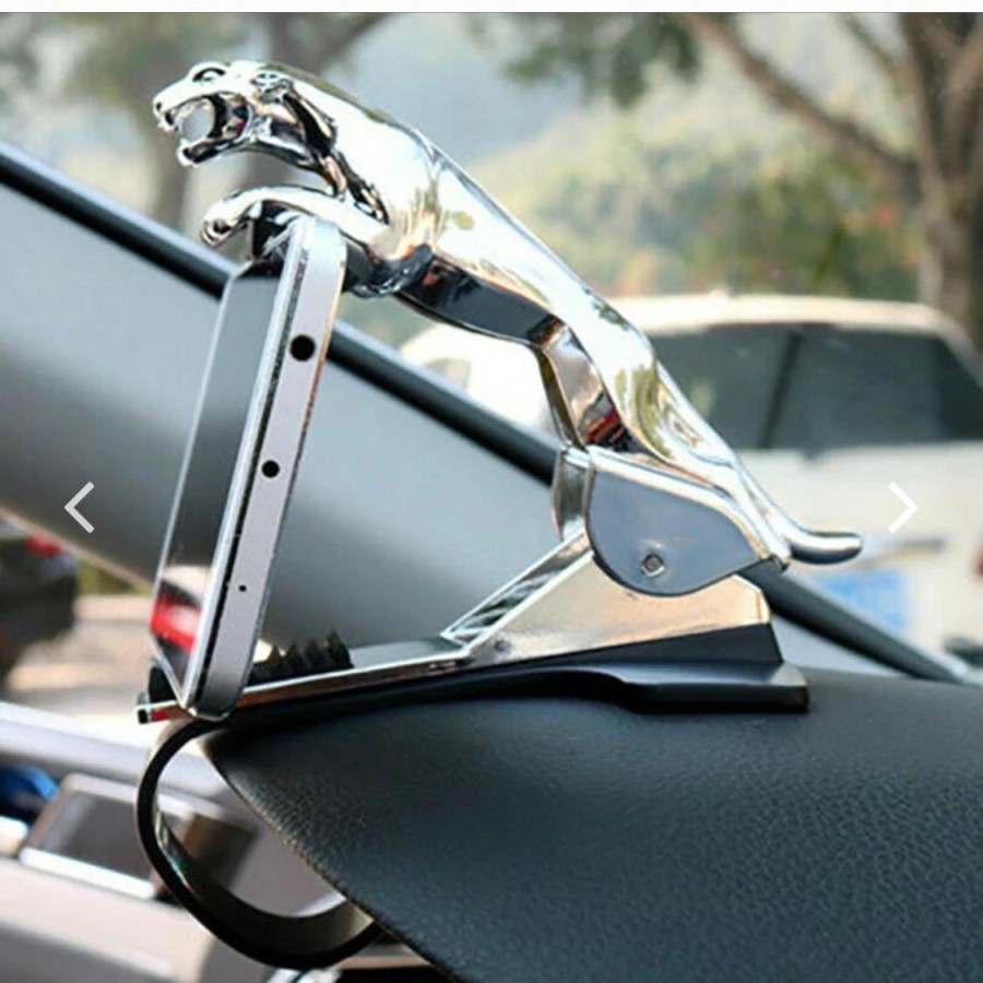 Holjag Phone Cars - Holder Handphone Jepit - Holder Handphone Leopard