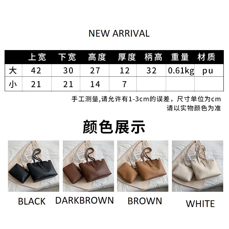 (2PC BISA IKG)GTBI998876081  New arrival  !!! Tas Tote Bag  Wanita Import Premium +Wallet