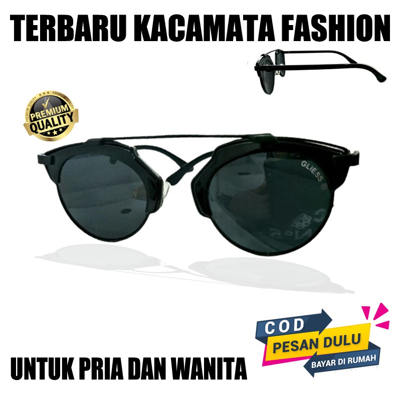 Kaca Mata Gaya Ala Korea Kacamata Bulat Design Korean Style Pria dan Wanita Eye Glasses Unisex