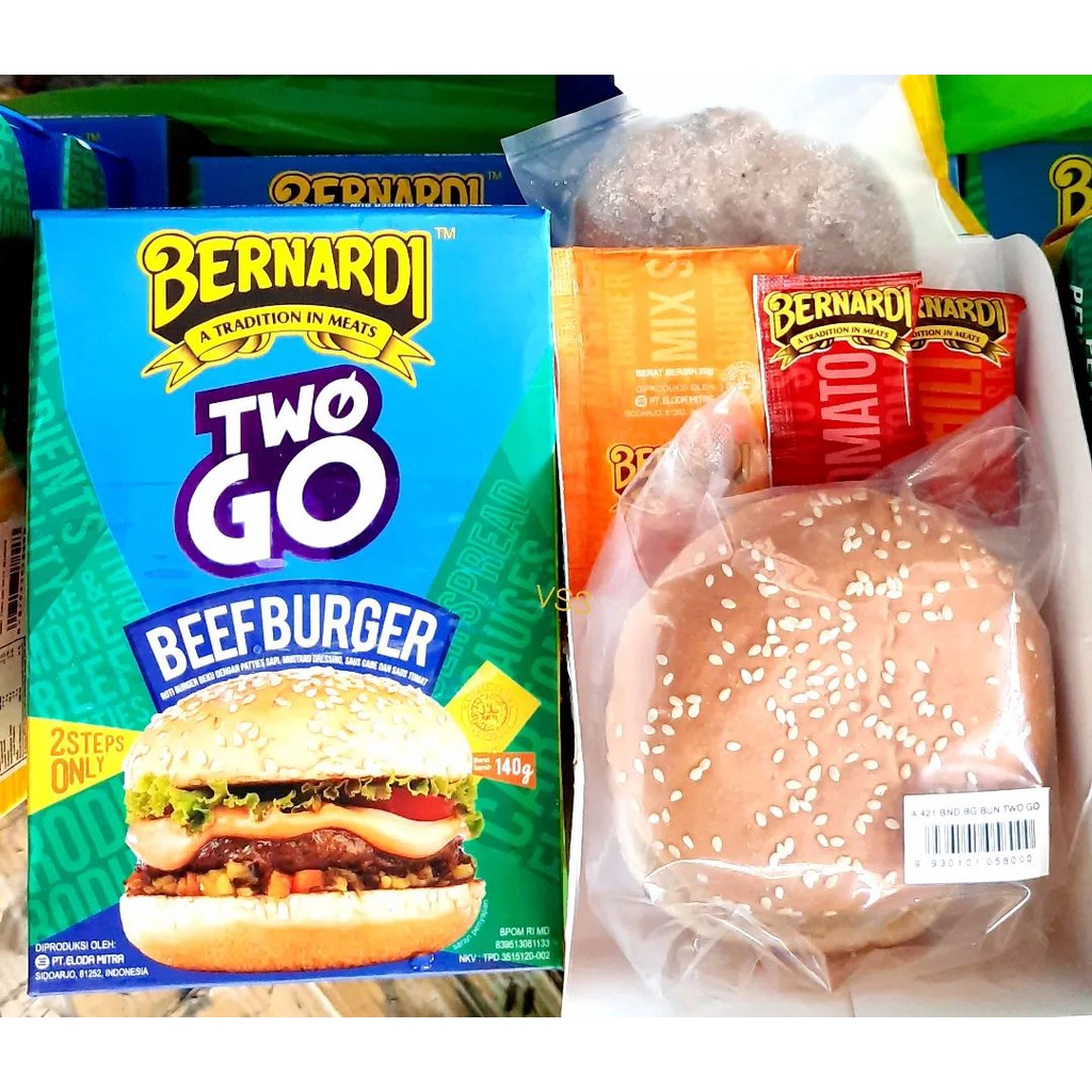 

BERNARDI TWO GO BEEFBURGER 140GR( 1 BANDED DPT 2 )