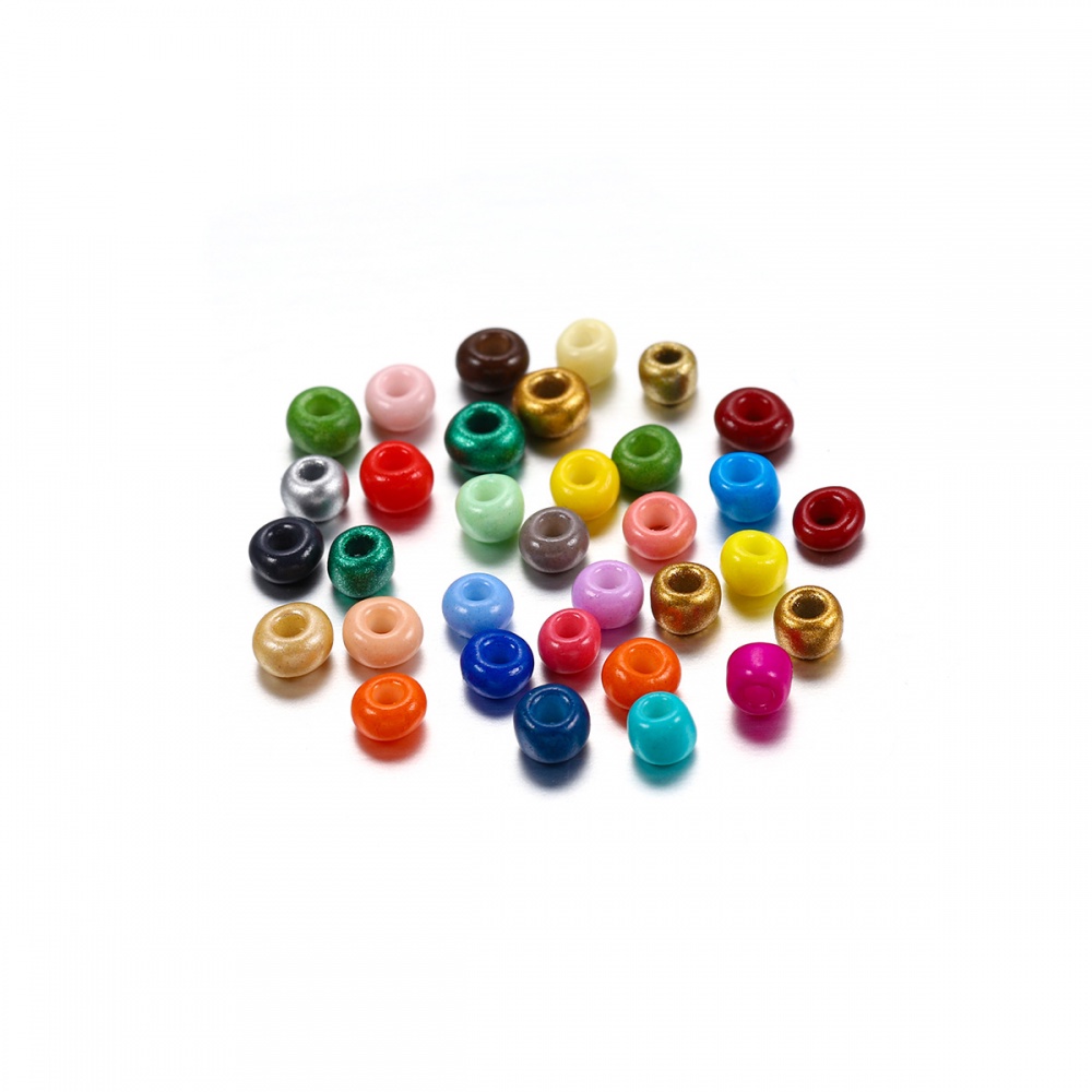 150pcs 4mm Charms Czech Glass Seed Spacer Loose MIYUKI Beads For DIY Necklace Bracelet Jewelry Maki