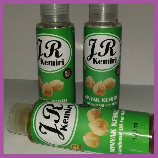 Minyak Kemiri Alami Murni Penumbuh & Penebal Rambut / Bulu / Alis / Brewok /  Kumis / Jambang