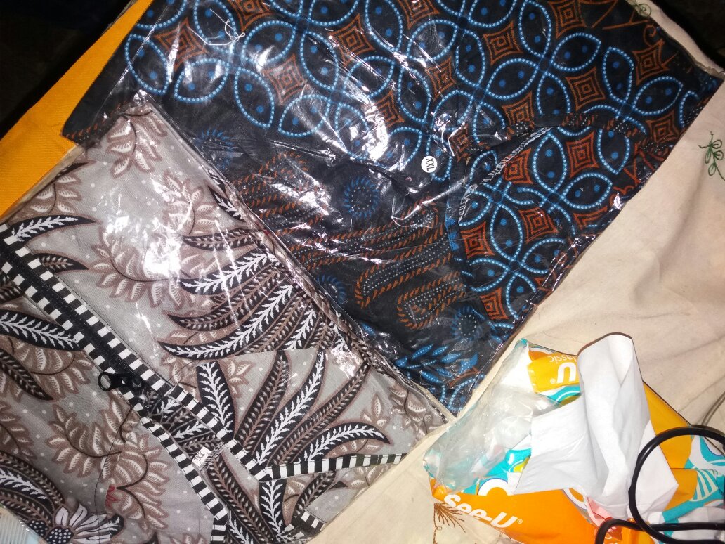 Batik Dolby Dolbi Dobby Doby Tenun Sutra Tulis Katun Atbm Baron Atasan Batik Wanita Sogan Srg307