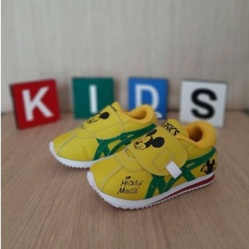 SEPATU ANAK PEREMPUAN / SEPATU ANAK LAKI LAKI MOTIF MICKEY MOUSE USIA 12345678