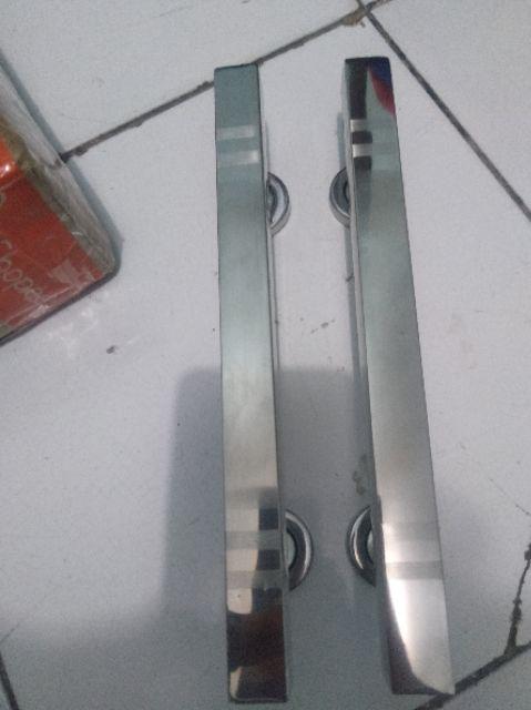 Paket Handle Pintu Stainless 25cm 1set Body Pelor