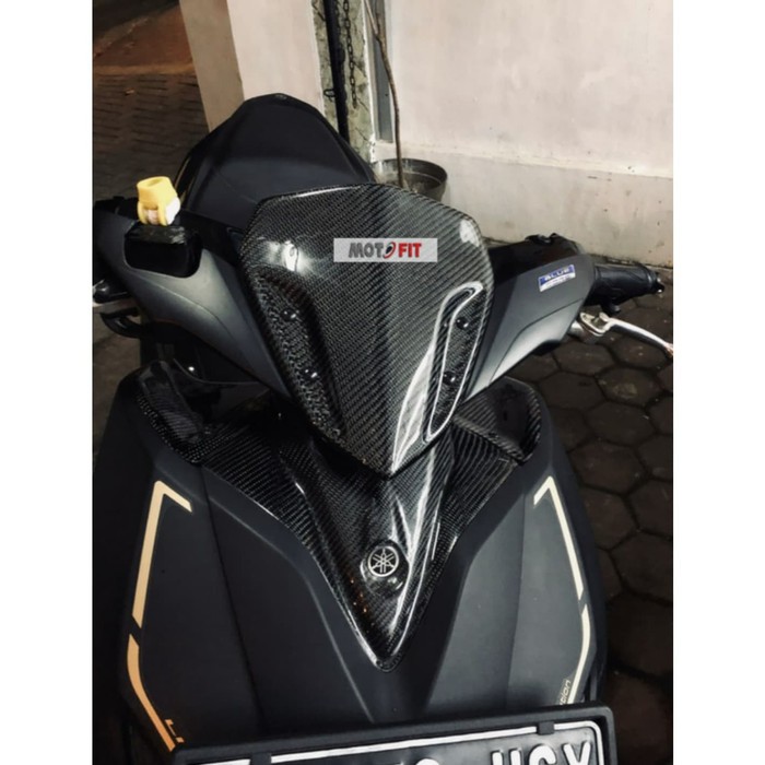 Windshield AEROX 155 vva Carbon Kevlar visor aerox carbon kevlar asli