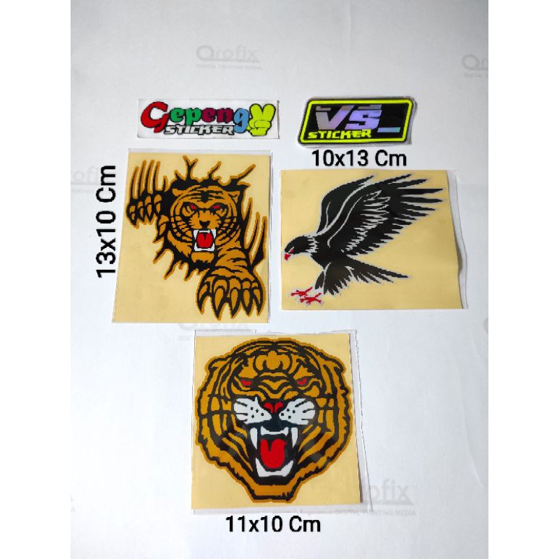

Sticker Kepala Macan Harimau Burung garuda murah berkualitas