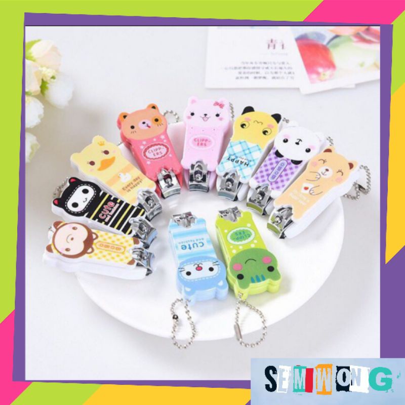 Gunting Kuku Karakter Lucu / Cartoon Nail Clipper Manicure Pedicure