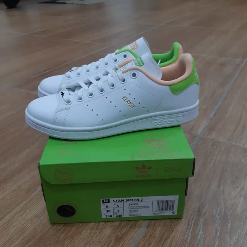 Adidas Stan Smith J X Disney Miss Piggy and Kermit Original