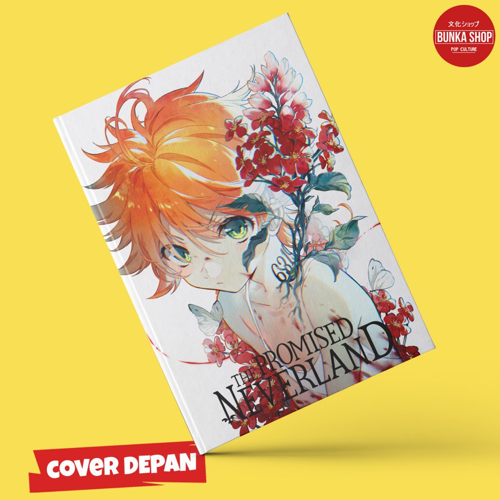 

Notebook Anime The Promised Neverland Emma White Cover Hardcover A5 Buku Tulis Catatan Murah