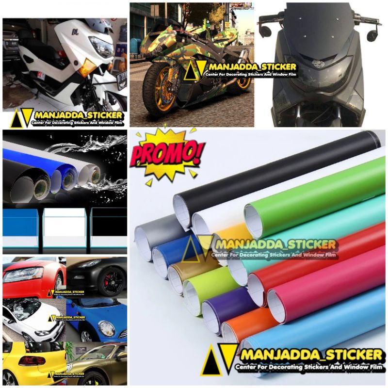 Stiker Skotlet motor semua warna