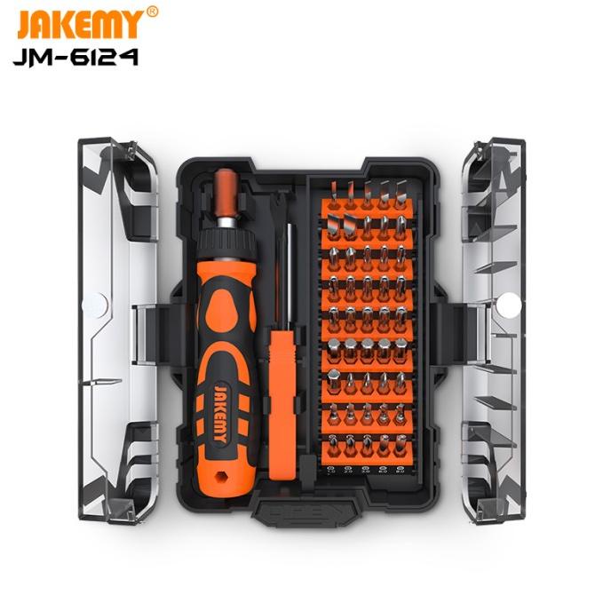 Jakemy JM-6124 48 in 1 Household Ratchet Screwdriver Torx Tool Set