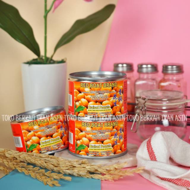 

Red Boat Brand Braised Peanuts 170gr / Kacang Tanah Kukus Dalam Larutan Kecap