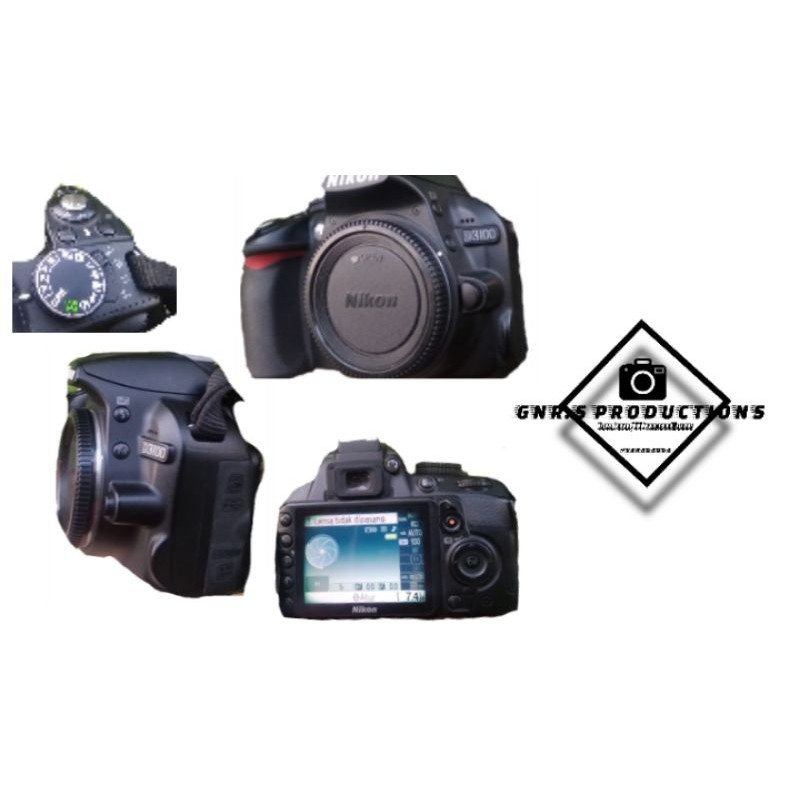 NIKON D3100 LIKE NEW (BODY ONLY)