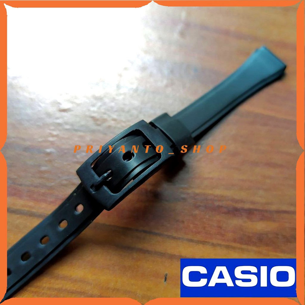 Strap Tali Rubber Jam Tangan Karet 12mm Casio Universal