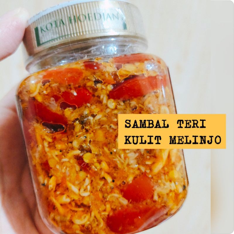 [READY SIAP KIRIM] TERI MEDAN + KULIT MELINJO - SAMBAL KOTA HOEDJAN