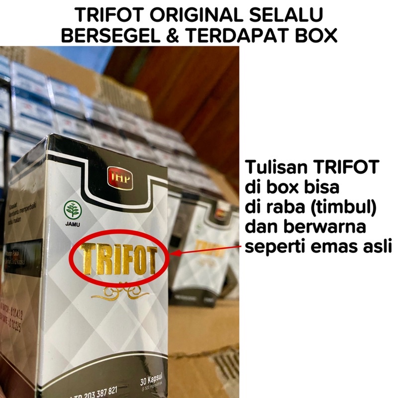 TRIFOT Penggemuk Badan Herbal BPOM Aman 30 Kapsul Memperbaiki Nafsu Makan