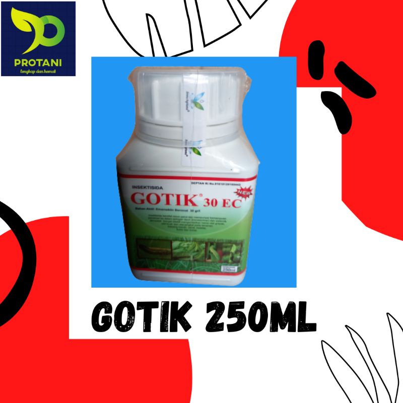 Insektisida GOTIK 30EC ukuran 250ml- Obat ulat