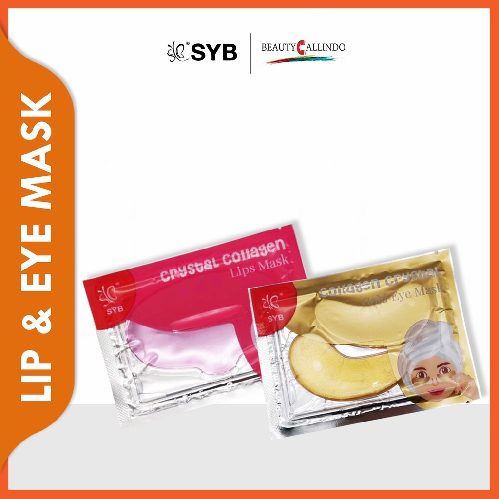 SYB Crystal Collagen Lip Mask | Gold Eye mask 6gr