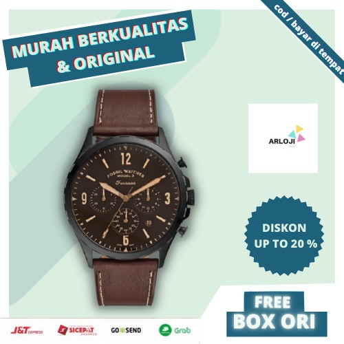 JAM TANGAN PRIA COWOK COWO LAKI LAKI ORIGINAL ASLI MURAH KEREN JAM TANGAN PRIA FOSSIL FS 5608